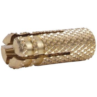 cofan Taco de laton m-12 caja 50 unid., Taco con cuerpo de lat&oacute;n y rosca interior desde M-4 hasta M-12. Taco de expansi&oacute;n roscado interior, medidas desde