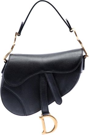 Dior Pre-owned Dior Mini Grained Calfskin Saddle Bag Ladies XIR76Z774PXS4RCY