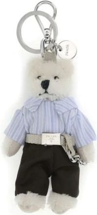 Prada Keyrings, male, Multicolor, Size: ONE SIZE Teddy Bear Keychain