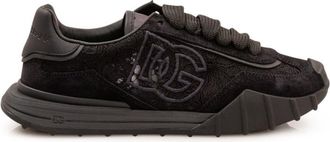 Dolce & Gabbana Black Logo Sneakers