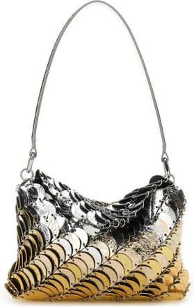Paco Rabanne Structured Leather Bag With Metallic Accents