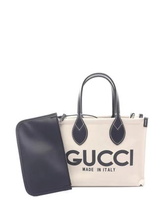 Gucci Borsa tote mini con stampa - Toni neutri