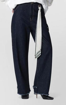Darkpark denim wide-leg trousers