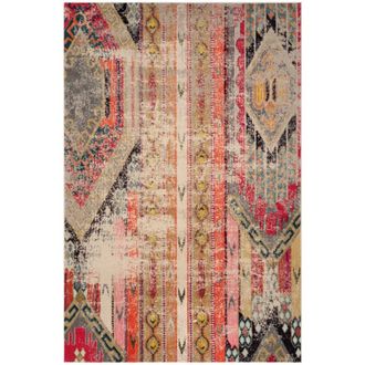 Safavieh Alfombra gris/multicolore 201 x 279 cm