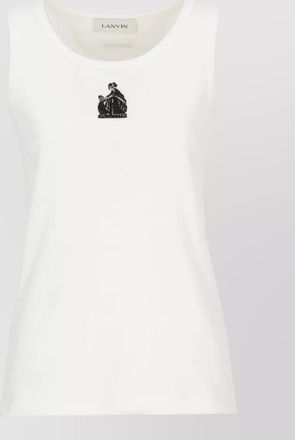 Lanvin sleeveless cotton tank top