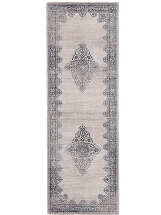 benuta Alfombra de pasillo gris 80x240