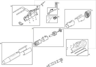 STIGA Sports Bl 900 Li 48 Motor Stiga Original - 118811310/0