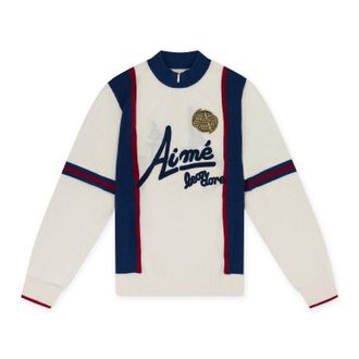 Aim&eacute; Leon Dore White Ls Cycling Jersey