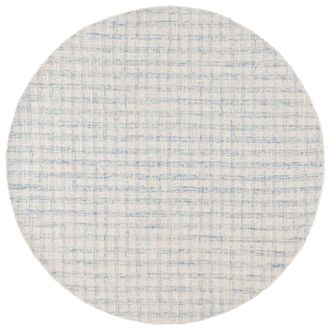 Safavieh Alfombra lana/algod&oacute;n azul/marfil 183 x 183 cm