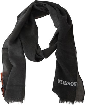 Missoni Nekwarmer Sjaal - Dames - Wintersjaals - Zwart - ONE Size - Wol - Accessoires