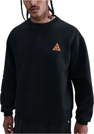 Nike ACG Tuff Fleece Crewneck - Heren - Sportshirts - Zwart - S - Katoen - Fitness