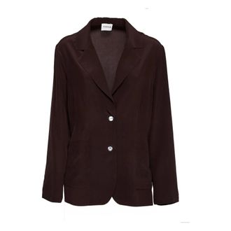 P.A.R.O.S.H. Blazers, female, Brown, Size: S Single-breasted Blazer