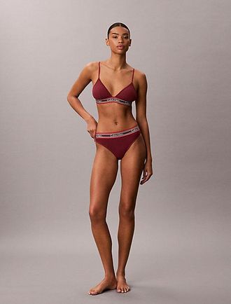 Calvin Klein Tri&aacute;ngulo Icon Cotton Modal Stripe Rib