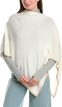 Sofiacashmere Sofiacashmere Asymmetrical Cashmere-Blend Poncho