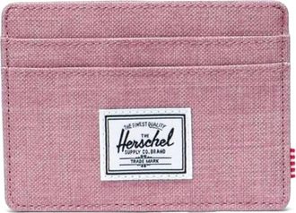 Herschel Charlie Cardholder - unisex - Portefeuilles - Roze - ONE Size - Leer - Accessoires
