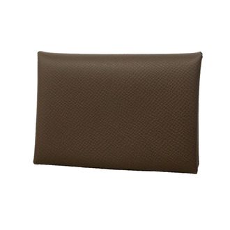Herm&egrave;s Brown Leather Coin Purse/Coin Case (Pre-Owned)