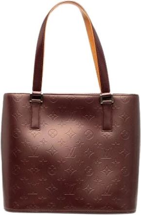 Louis Vuitton Pre-owned Tote Bags, female, Red, Size: ONE SIZE Pre-owned Stockton Tote