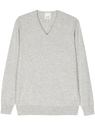 Allude Maglione con scollo a V - Grigio