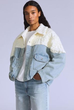 Levi's Giacca Trucker Aran - Donna - XL - Blu / Cold Water