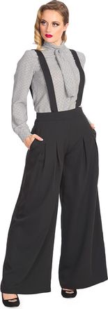 Banned Diamond Trousers, Black, XL - UK16, FR44, DE42, US12