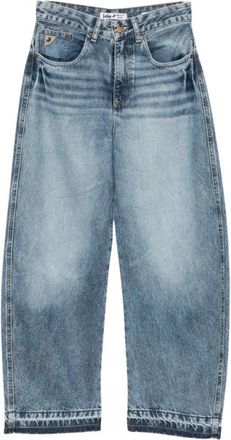 Lois Dali Hem - Dames - Loose Fit Jeans - Blauw - W25 - Katoen - Jeans