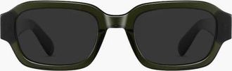 Lascana Small Rectangular Sunglasses in Dark Green at Nordstrom