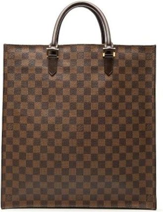 Louis Vuitton Pre-owned Tote Bags, female, Brown, Size: ONE SIZE Pre-owned Sac Plat