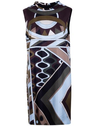 Emilio Pucci Silk Twill Midi Dress