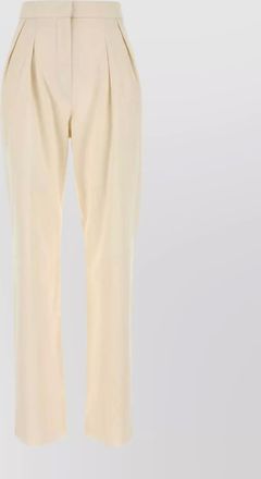 Max Mara high-waisted cotton dede trousers
