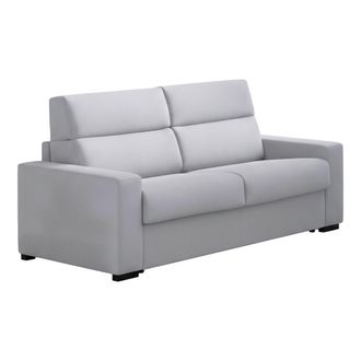 Dmora Sof&aacute; Cama 3 Plazas Marcon, Desenfundable, Contenedor Made In Italy, Lavable, 220x95 Cm Gris