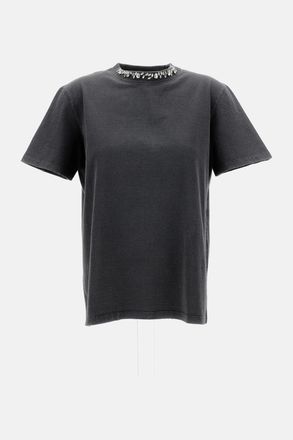 Golden Goose Maglietta Maniche Corte Con Cristalli