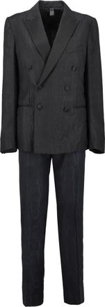 Christian Pellizzari double-breasted suit - Black