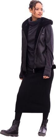 Celtic & Co. Geelong Wool Midi Skirt in Black at Nordstrom, Size X-Large