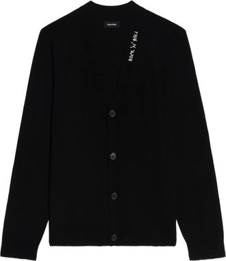 Zadig&Voltaire Remi Cardigan - men - RWS Merino Wool - L - Black