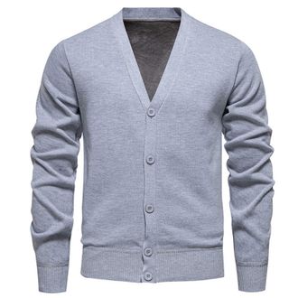 Generic Cardigans for Men UK Shawl Cardigan Birthday Gifts Mens Autumn and Winter Casual V Neck Cardigan Knitted Cardigan Large Size Sweater Jacket Mens Cloth