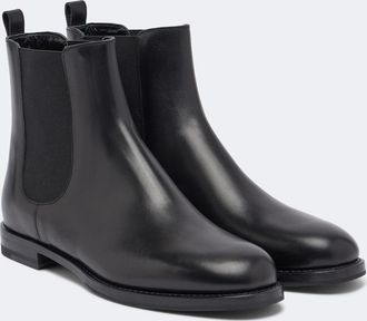 Manolo Blahnik Botines Chelsa de piel