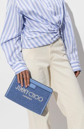 Jimmy Choo London Avenue Clutch, Womens, Blue