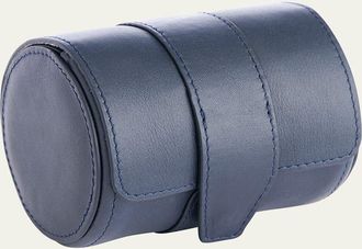 Royce Leather Monogrammed Leather Travel Watch Roll