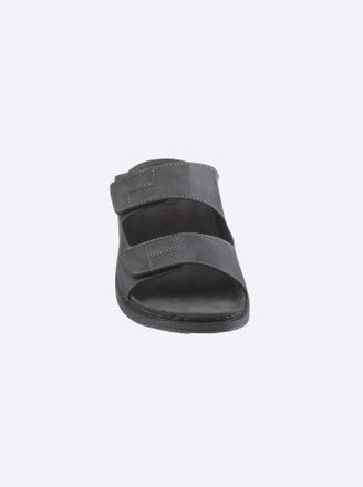 Franken Schuhe Pantolette FRANKEN-SCHUHE, Herren, Gr. 40, schwarz, Lederimitat, Schuhe Pantolette