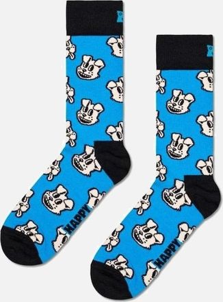 Happy Socks Mens Doggo Socks, Blue - Size: 10/9.5/9/10.5/11/11.5/12/12.5