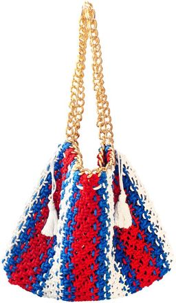 Brunna.Co The Colette Macrame Beach Bag in Red at Nordstrom, Size Large