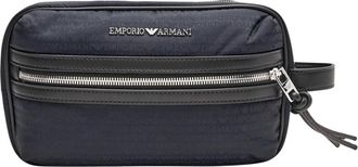 Emporio Armani Beauty Case Uc 001 - Heren - Toilettassen - Blauw - ONE Size - Tassen