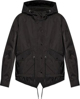 Moncler Jassen, Dames, Zwart, M, Capuchonjack Noizay