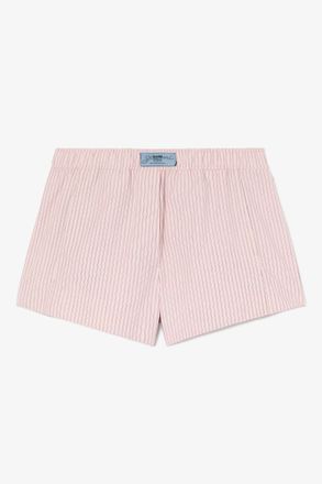 Ganni Pink Elasticated Shorts - Size 34 Organic Cotton