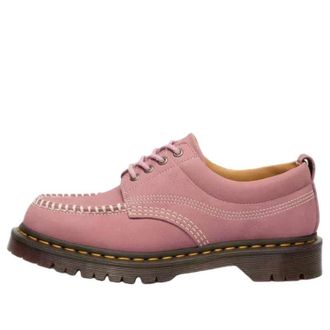 Dr. Martens Lowell Nubuck Moc Toe Shoes Dusty Rose 42365650