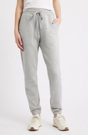 Rails Kingston Martini Embroidered Cotton Joggers in Heather Grey Martini at Nordstrom Rack, Size Xx-Small