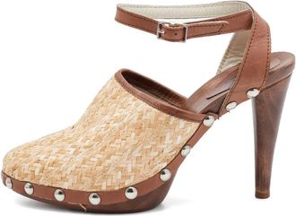 Dolce & Gabbana Sandali in pelle con tacco 100mm - Toni neutri