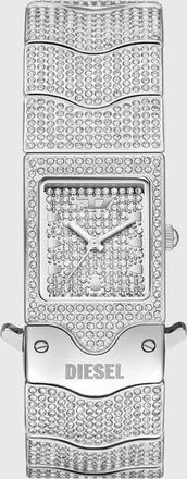 Diesel Closer limited edition stainless steel pav&eacute; watch - Timeframes - Man - Silver