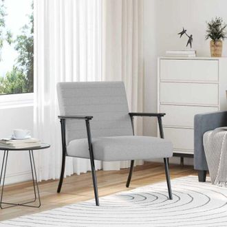 vidaXL vidaXL poltrona Grigio Nuvola 59 x 75 x 78 cm Tessuto