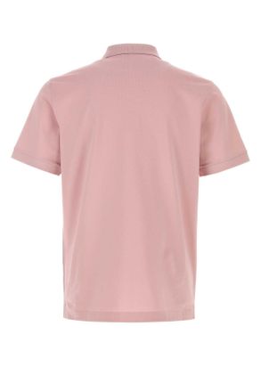 Prada Piquet Cotton Polo Shirt - Pink